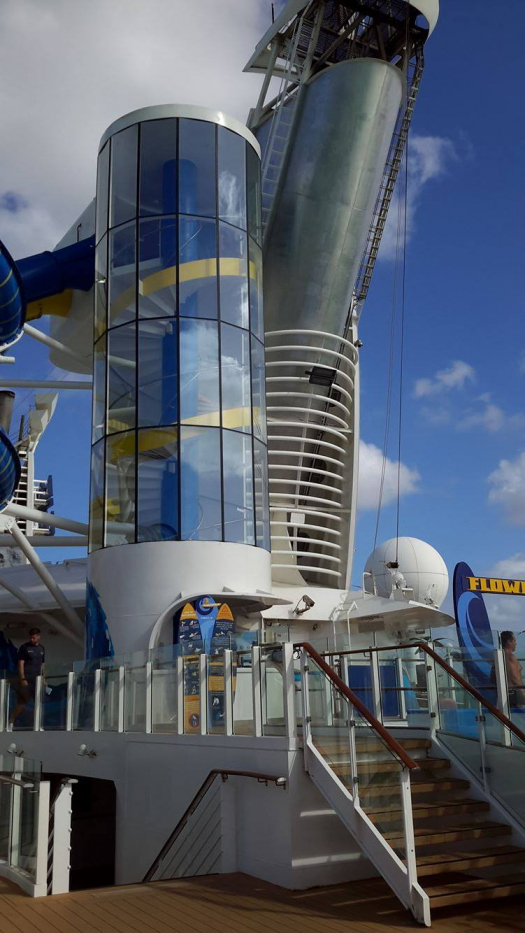 adventure of the seas royal caribbean blog water slide video