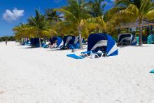 beach cococay bed rental loungers royal spotted caribbean need know