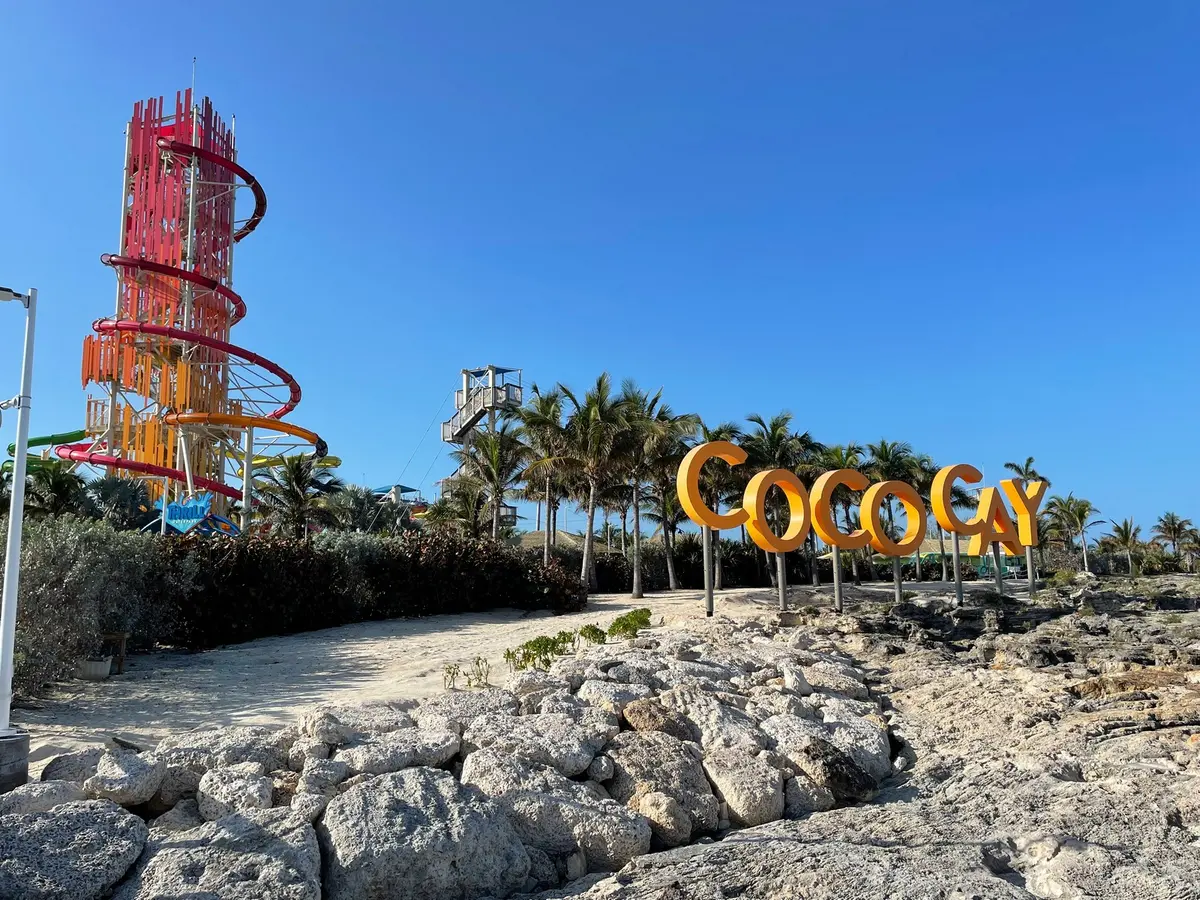 Perfect Day at CocoCay entrance sign