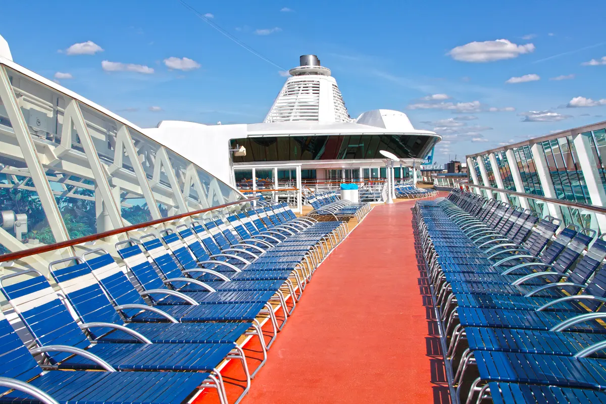 Empty Pool chairs