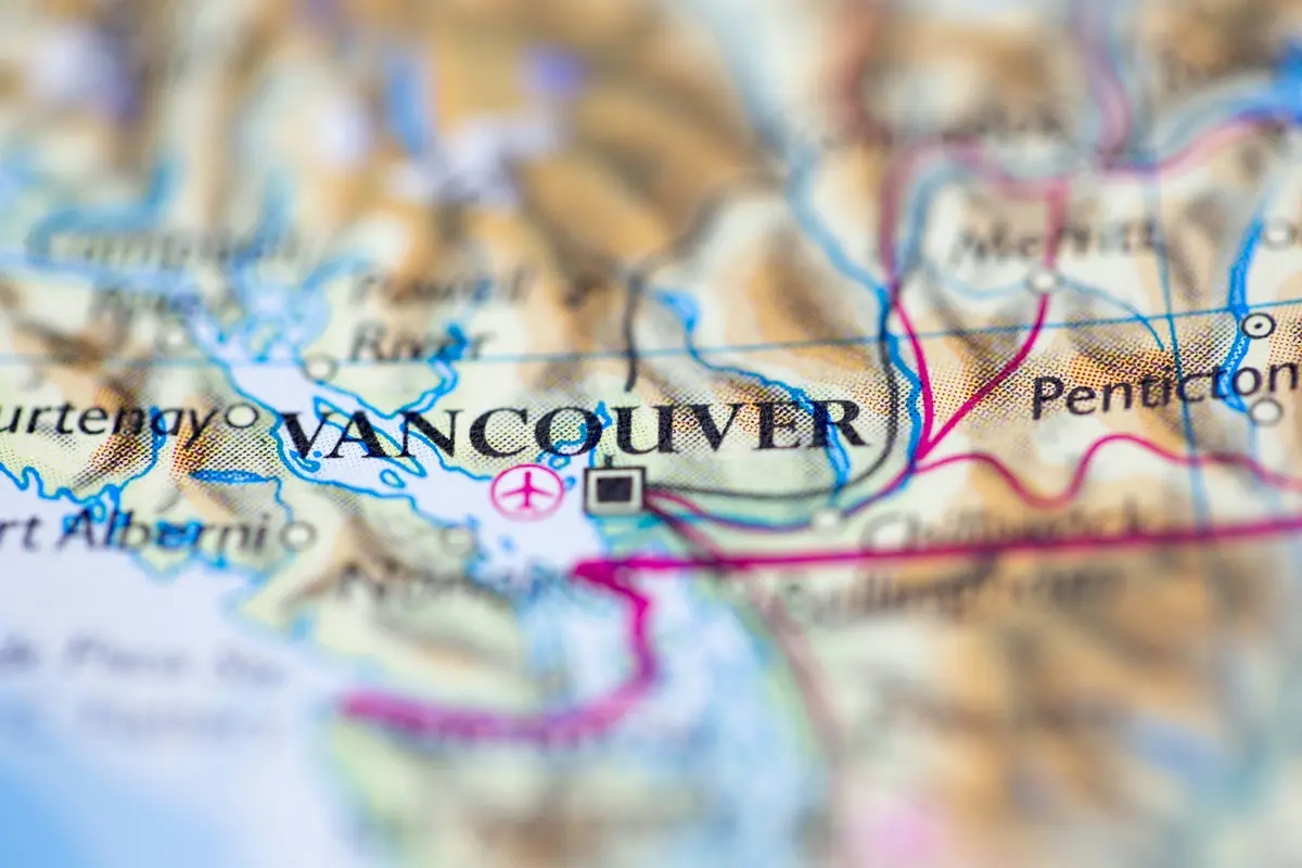 Vancouver map