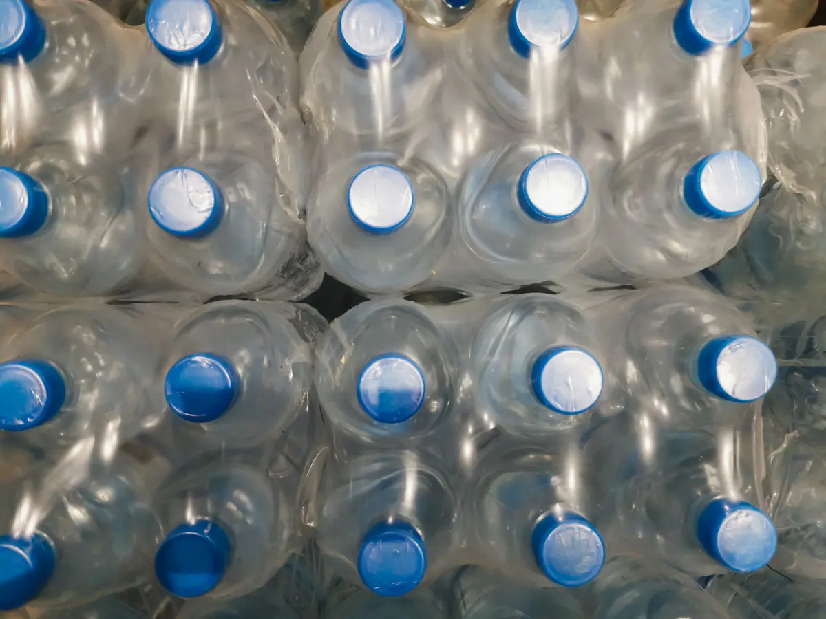 Bottles of water