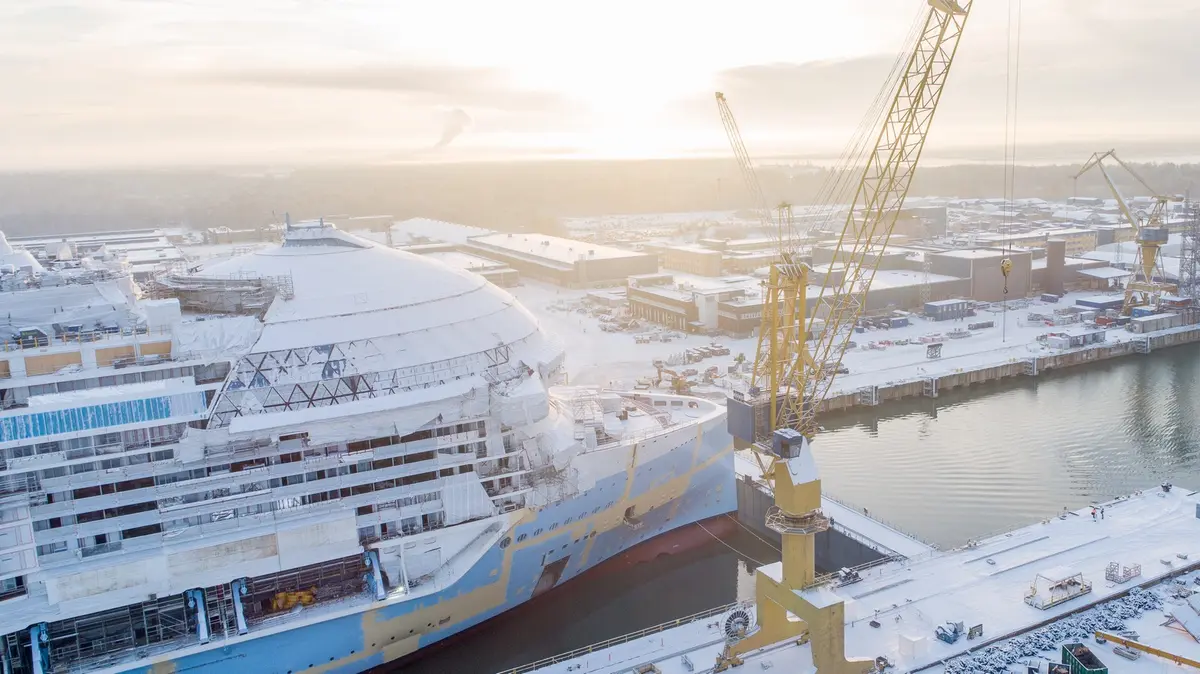 Icon of the Seas float out December 2022