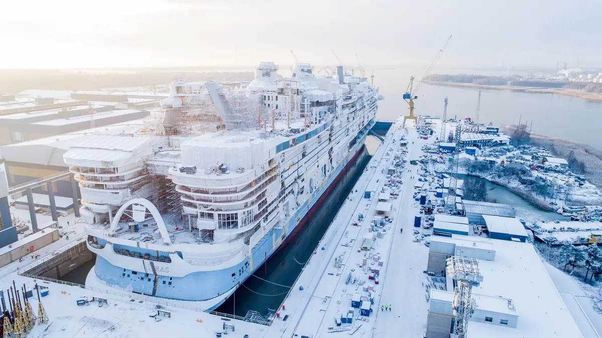 Icon of the Seas float out December 2022