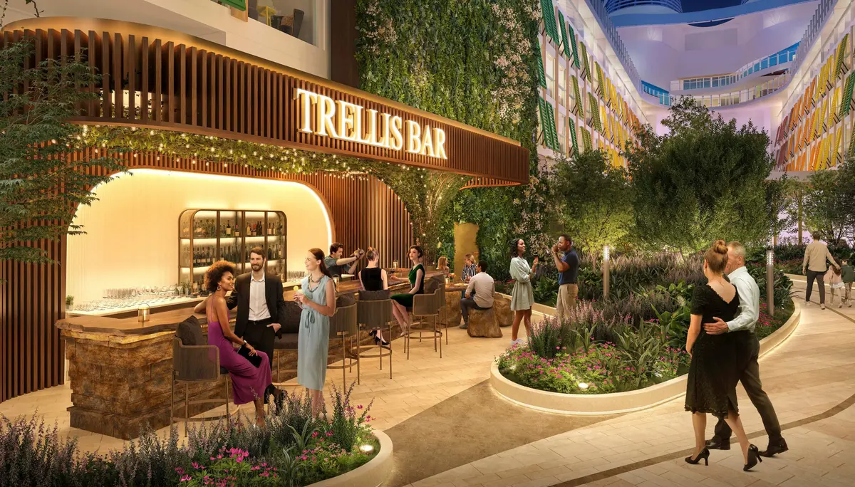 Trellis Bar concept on Icon of the Seas