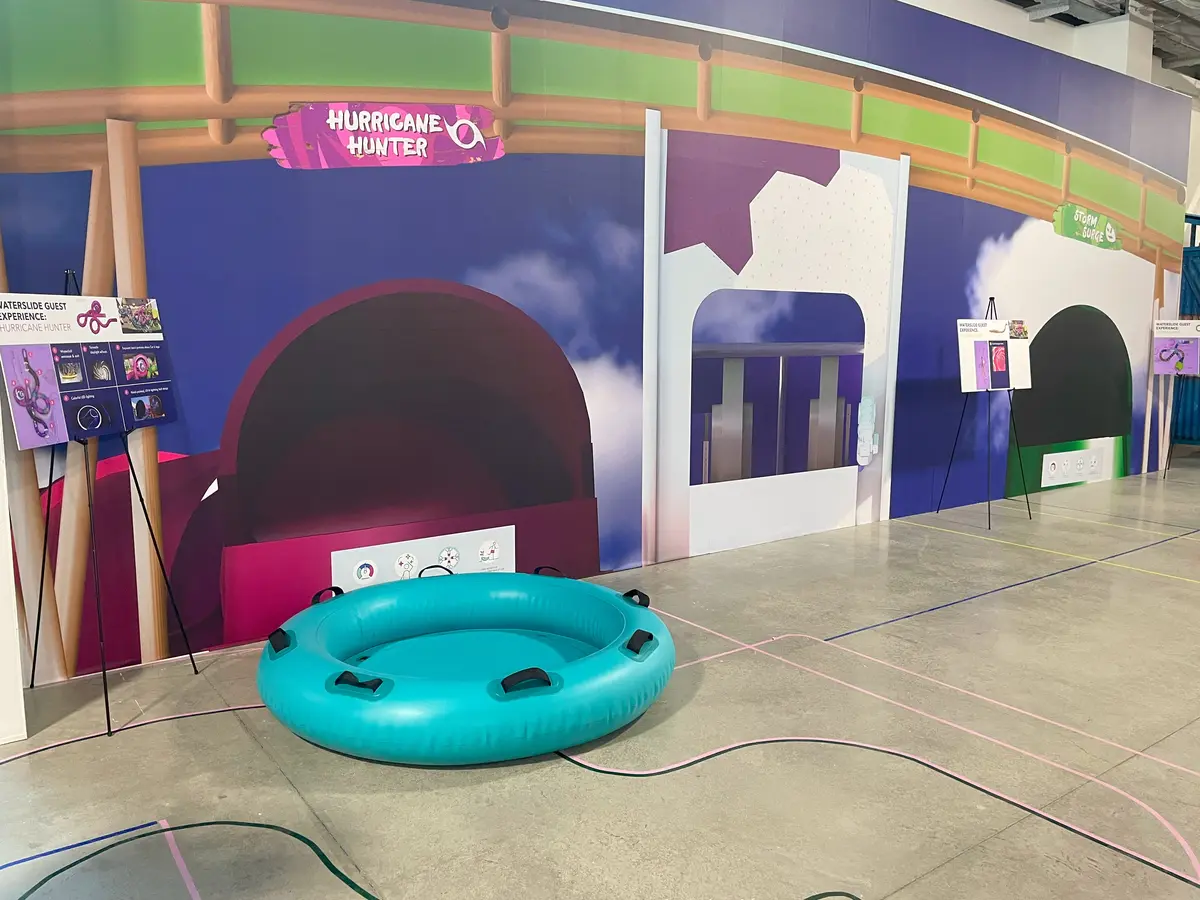 Water slide mockup