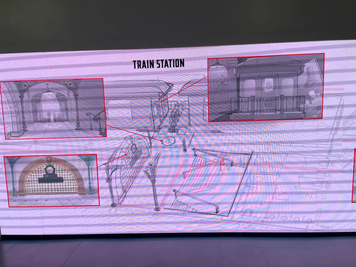 Dining car concept for Utopia of the Seas