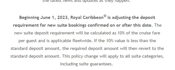New deposit program