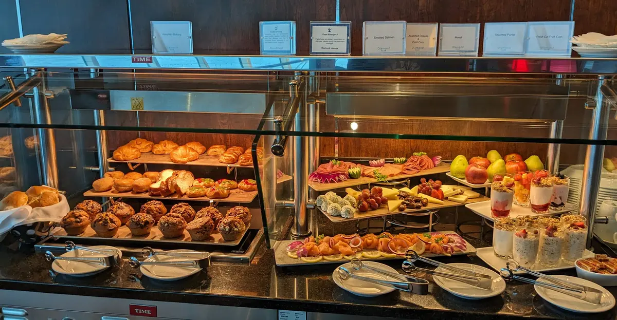 Breakfast in the Diamond Lounge