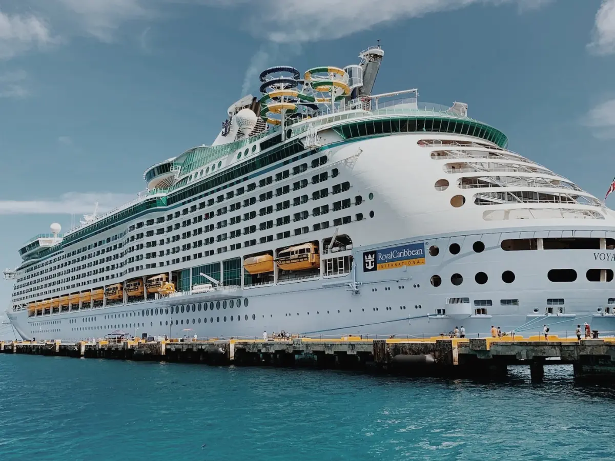 Voyager of the Seas docked in Costa Maya