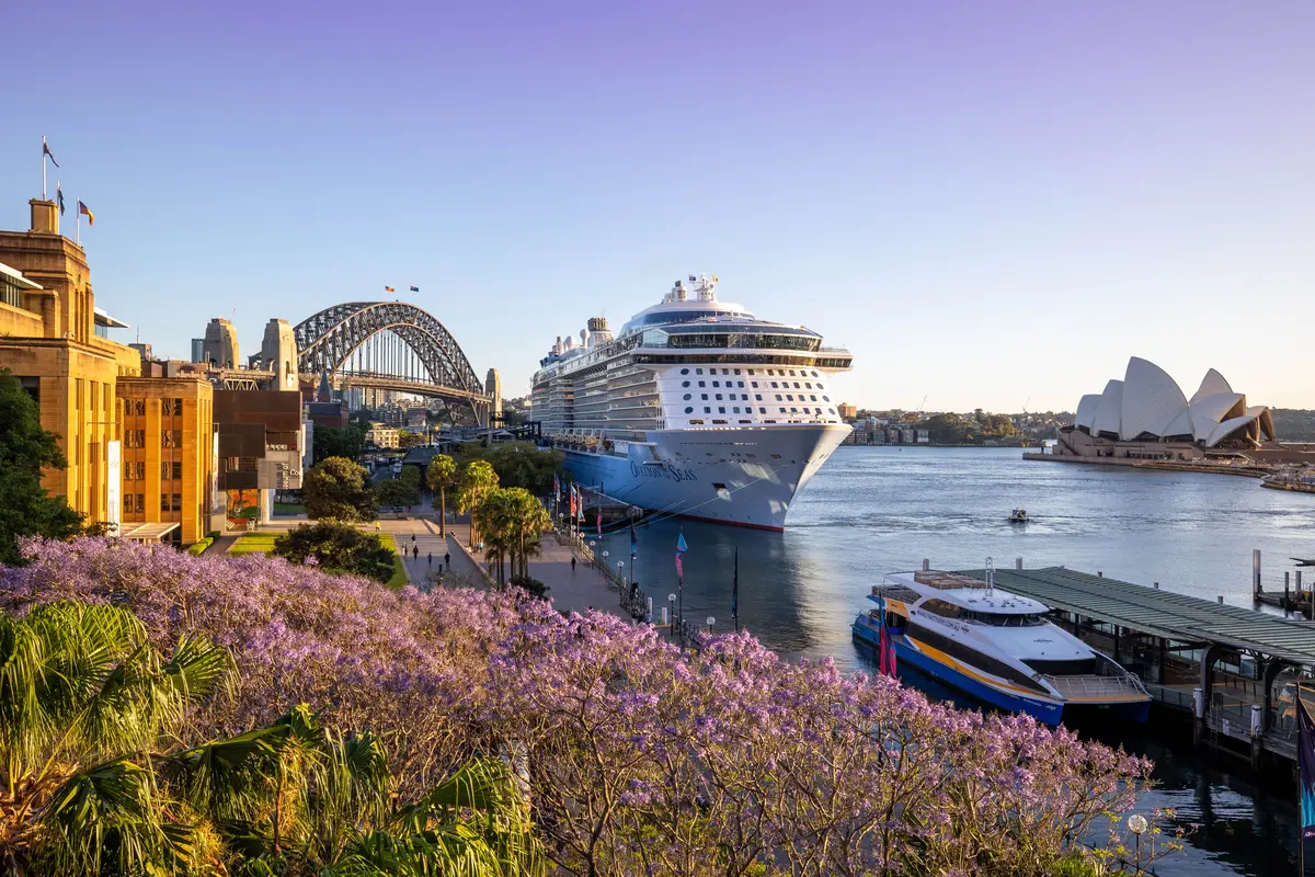Ovation of the Seas in Sydney Australia