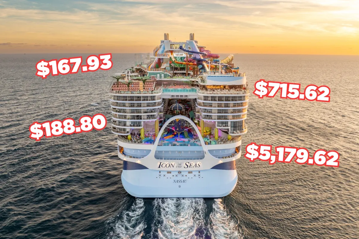 How much it cost to sail on Icon of the Seas