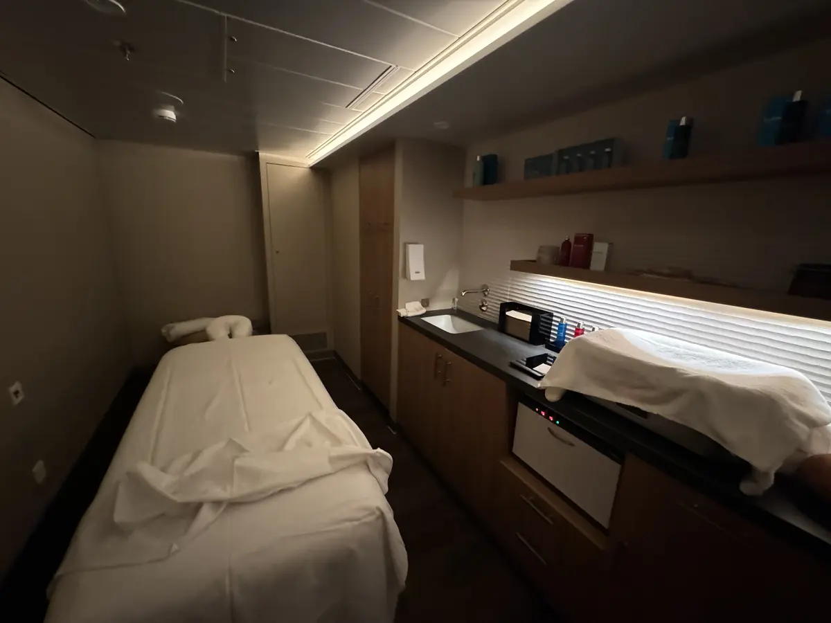 Spa room on Icon of the Seas