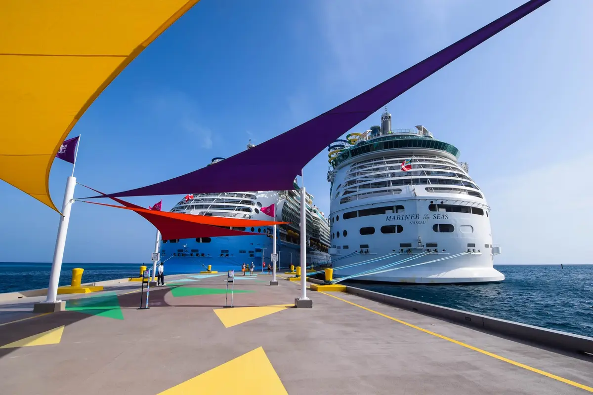 Mariner of the Seas at CocoCay dock