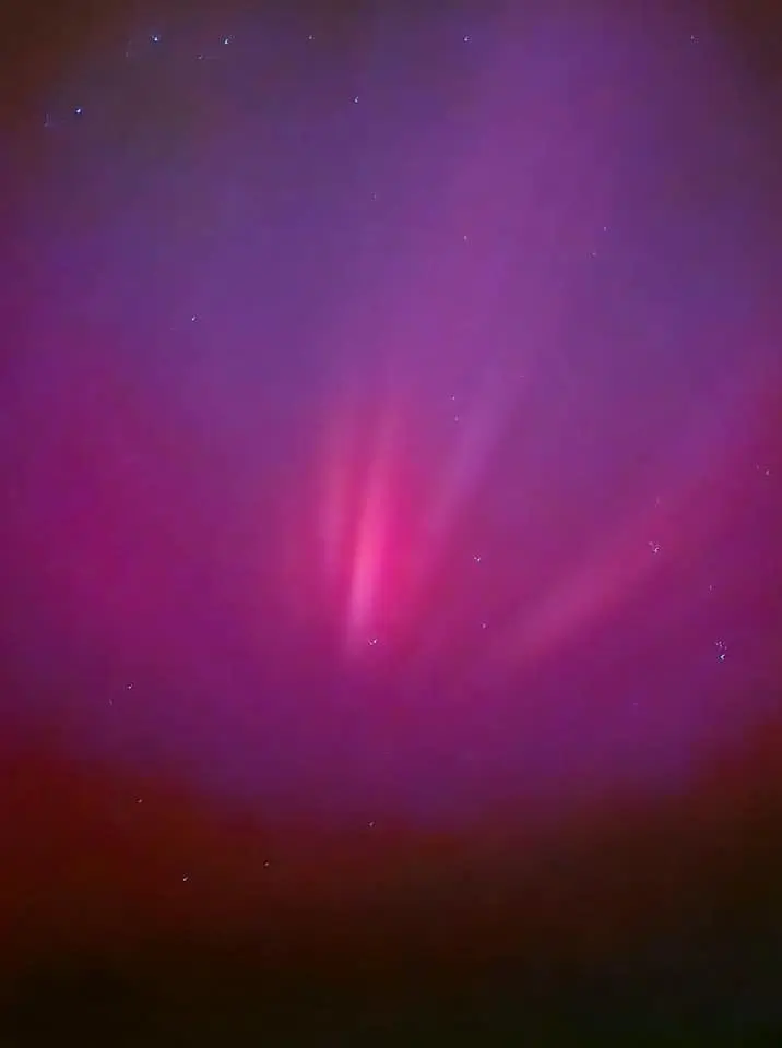 Northern lights on Grandeur of the Seas