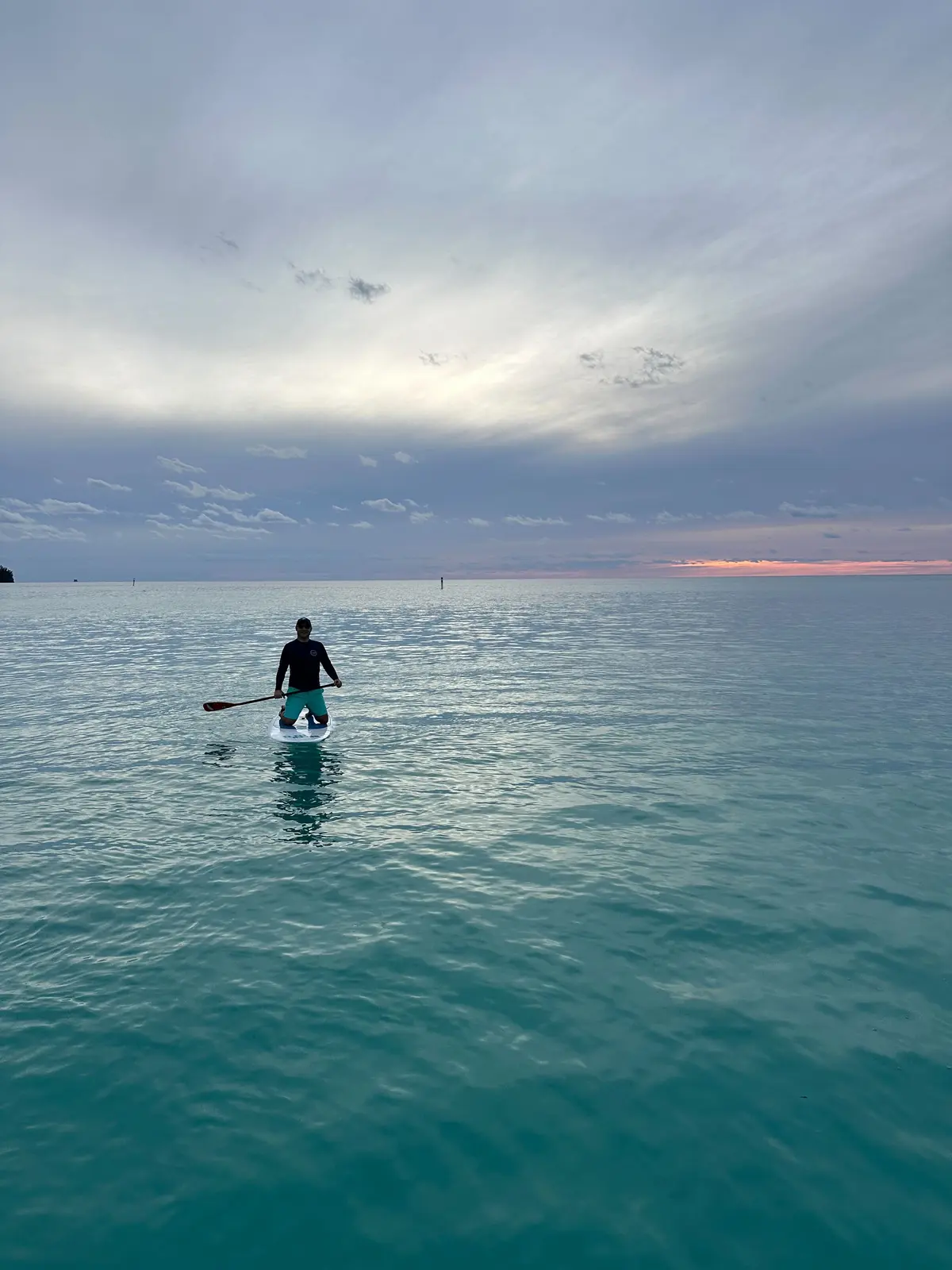 Matt paddleboarding