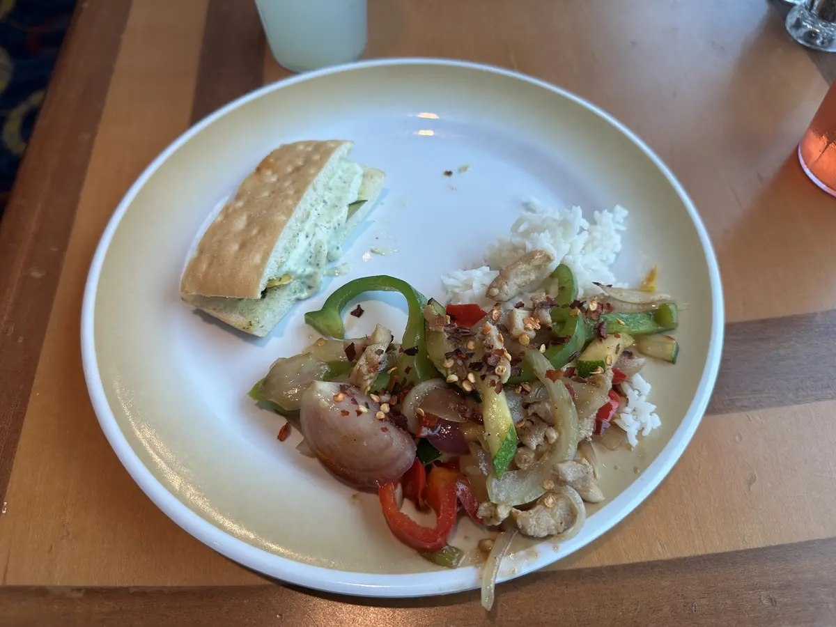 Windjammer-Lunch-Vision-2 Lunch from the Windjammer buffet on Vision of the Seas