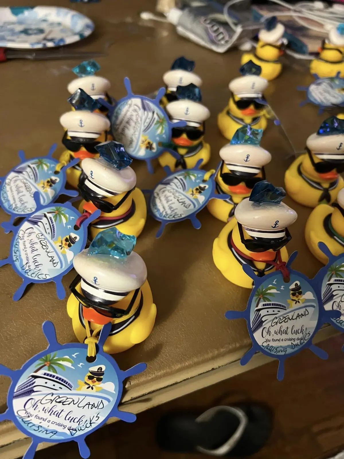 Group of hidden ducks