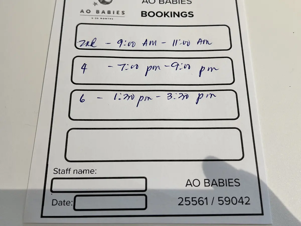 Icon Adventure Babies Time Slots