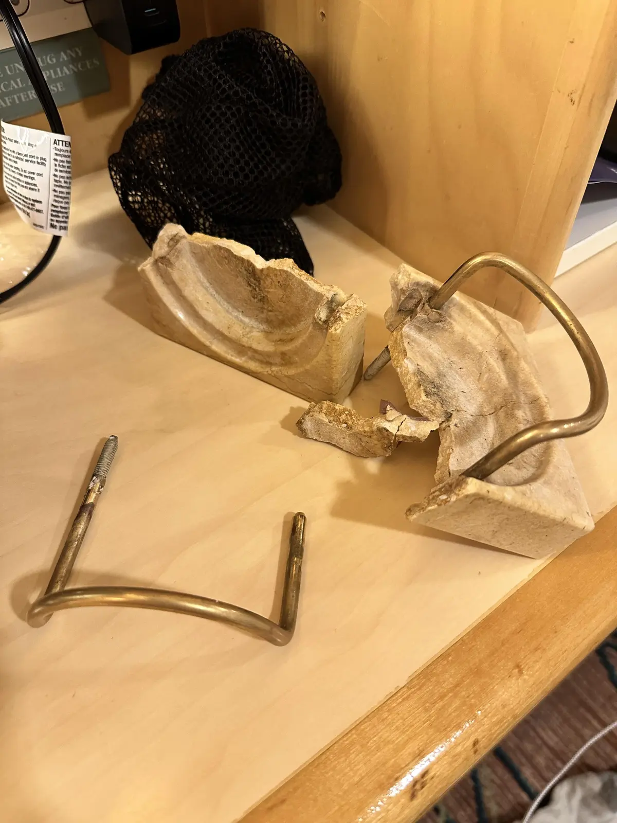 Repairing the drink holder