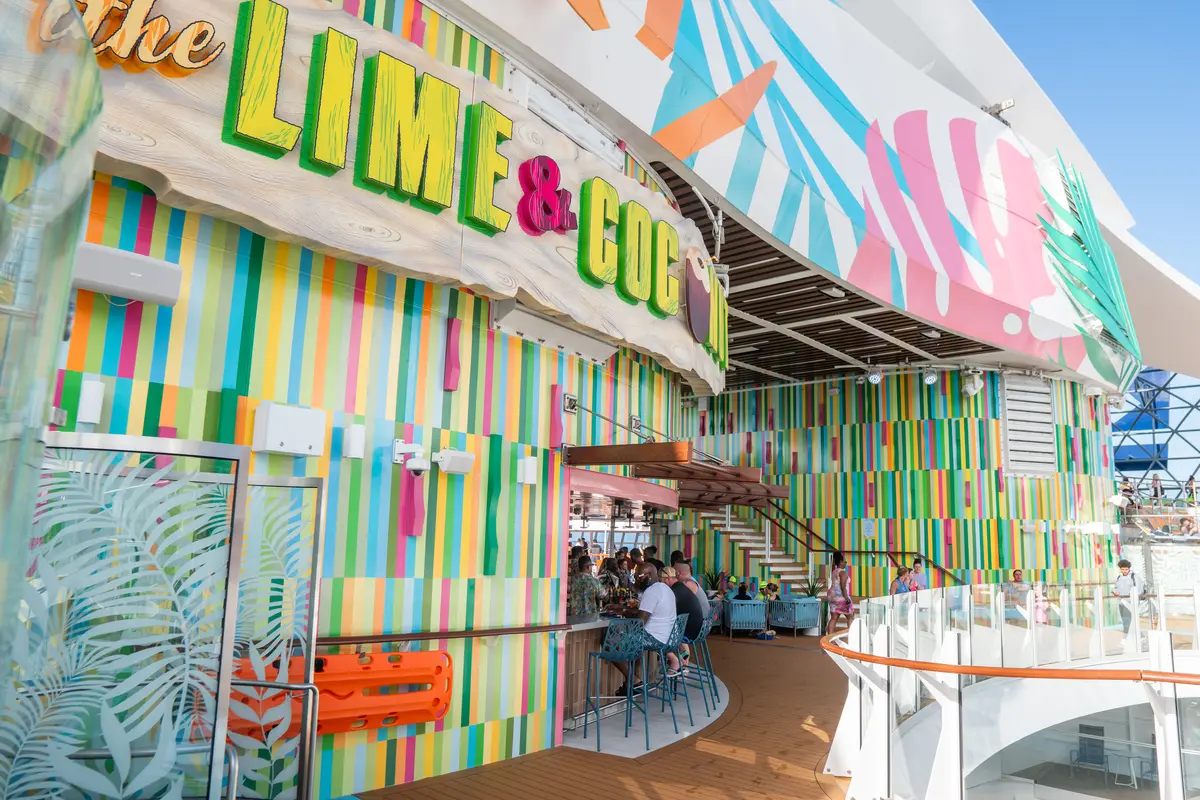 Lime & Coconut bar on Royal Caribbean cruise