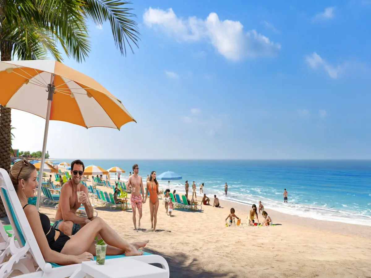 Beach club rendering