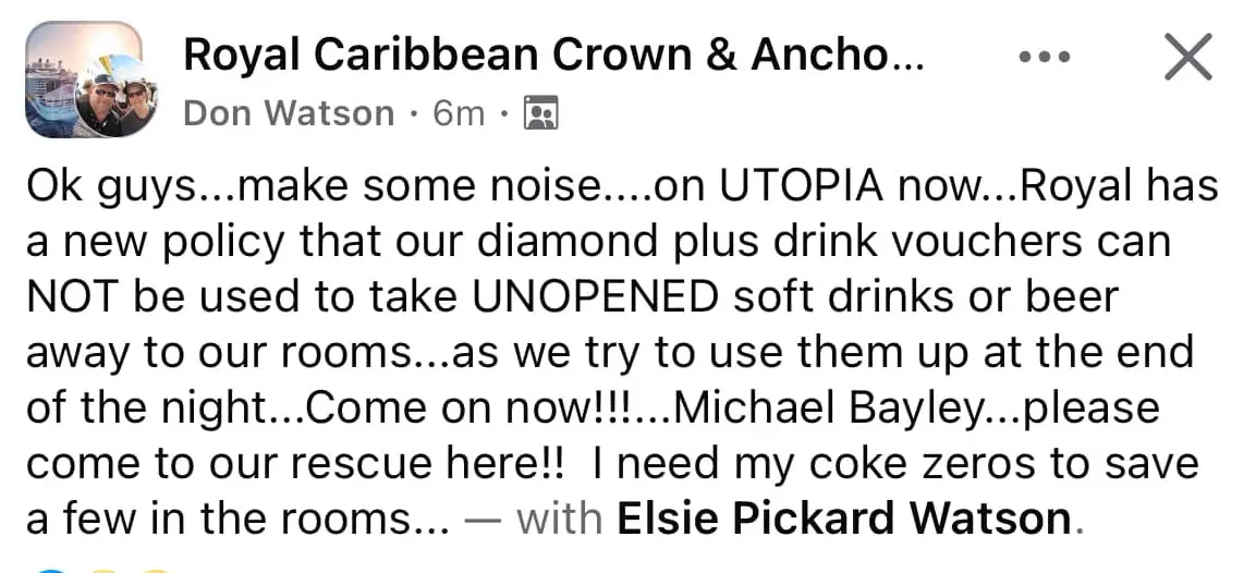 Facebook post
