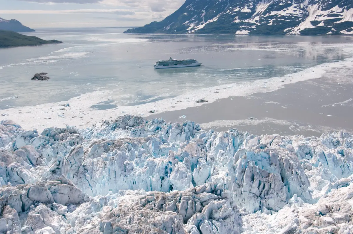 Serenade of the Seas near Hubbard Glacier