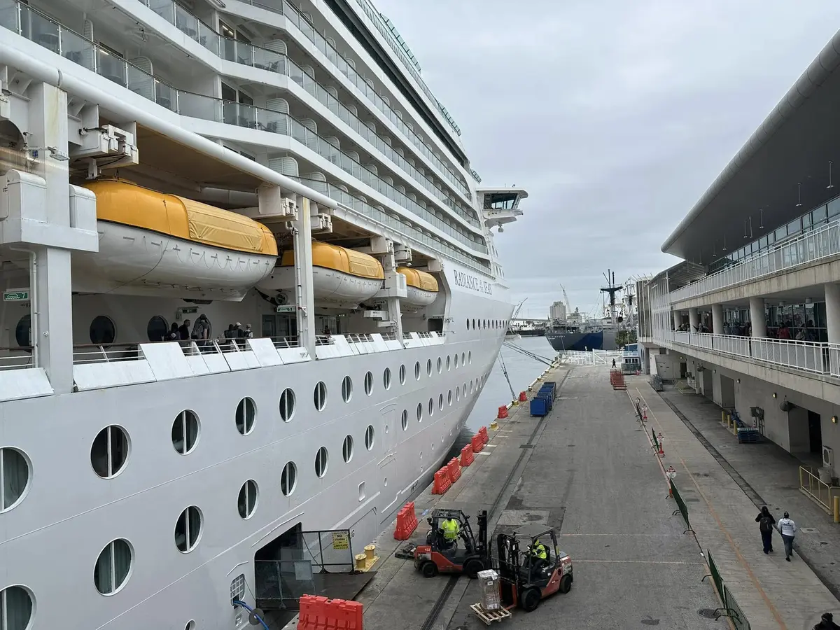 Radiance docked