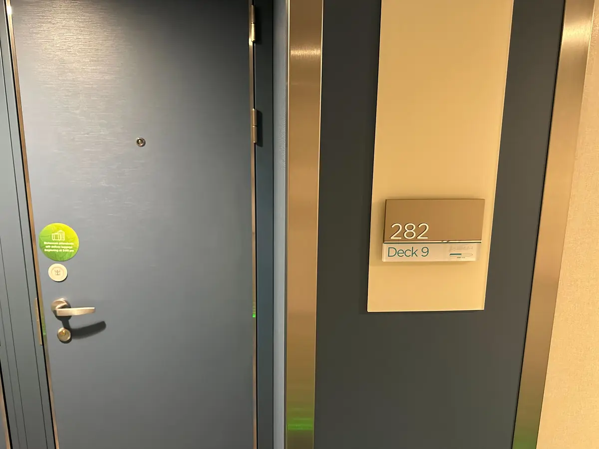 Door to cabin