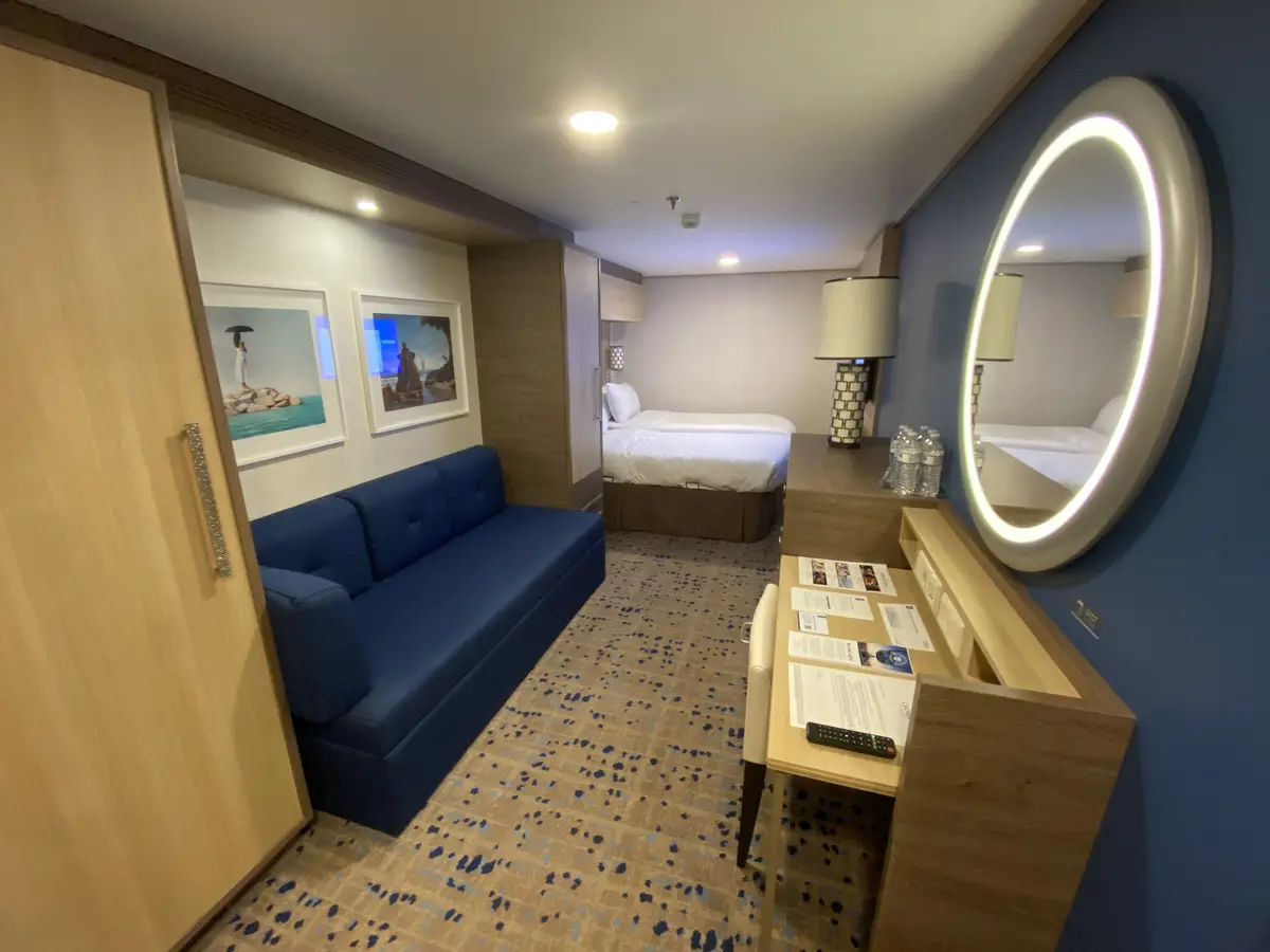 interior cabin on Odyssey of the Seas