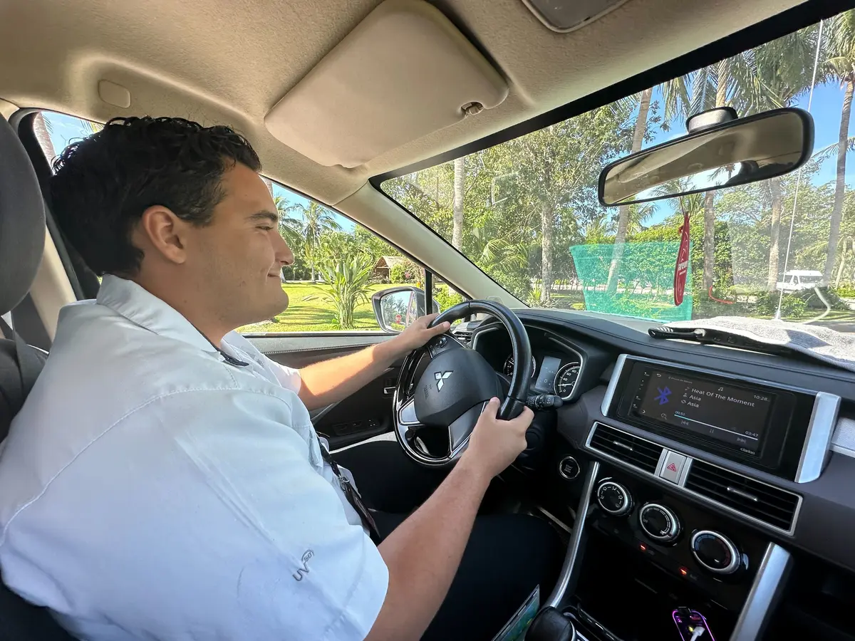 Adrian driving