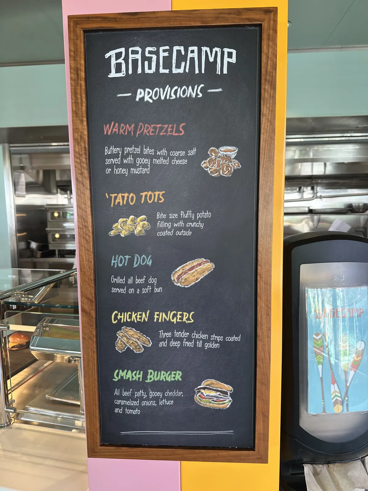 Basecamp menu