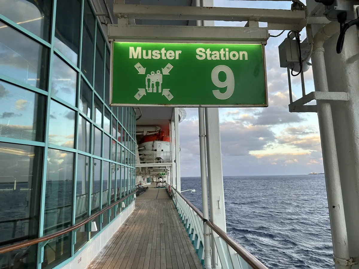 Muster station