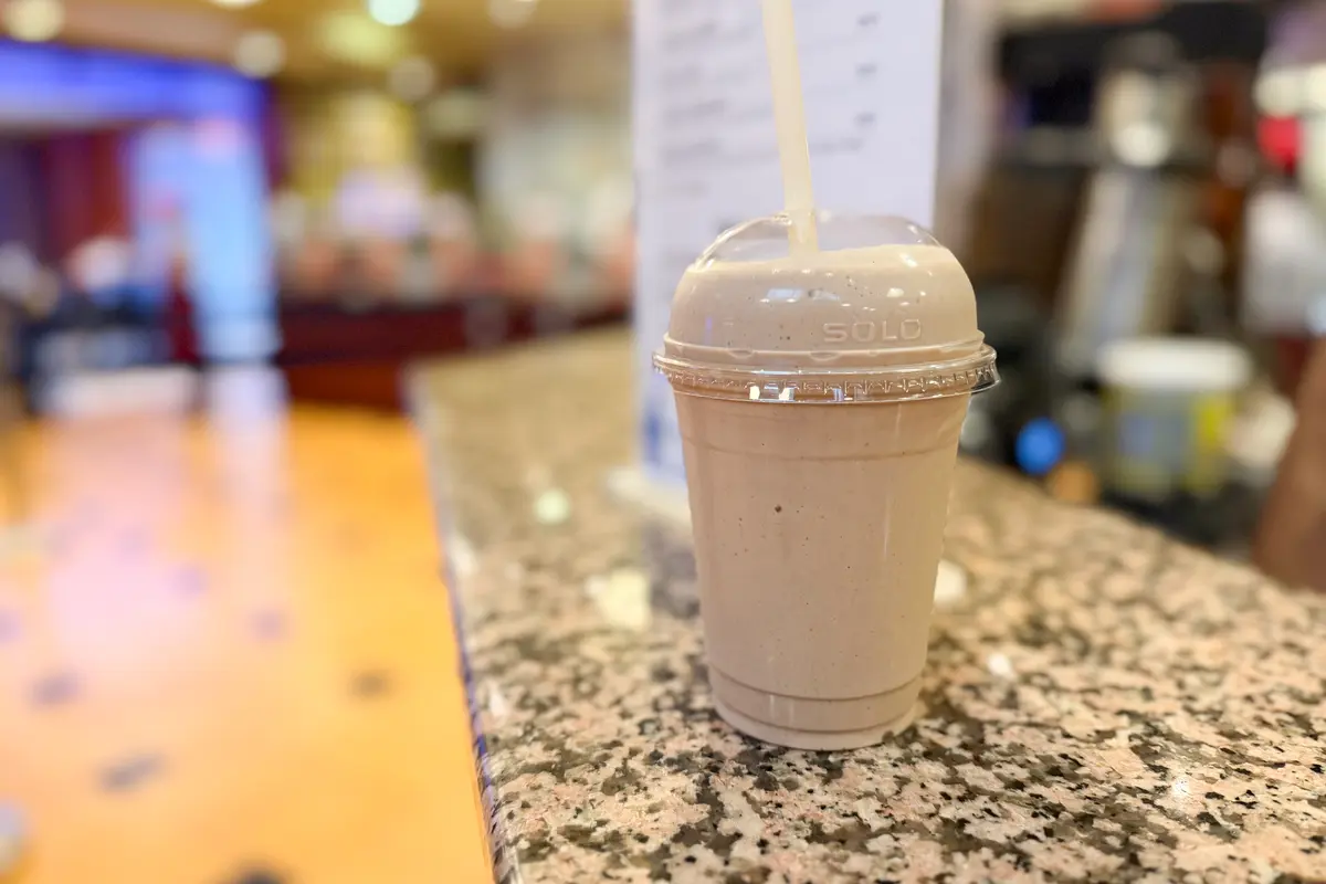 protein shake at Vitality Cafe