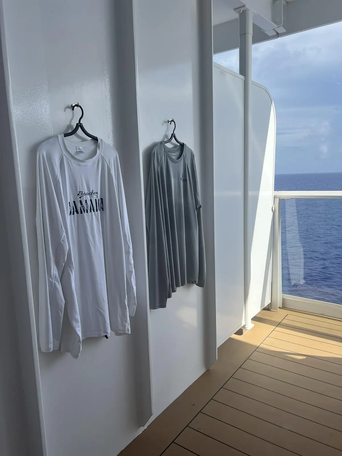 Clothes on balcony