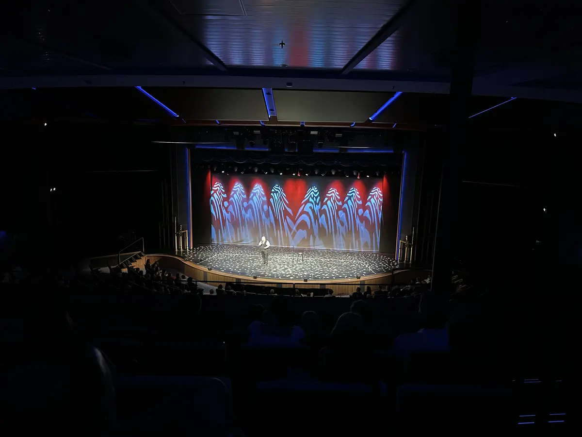 Comedy show from far away