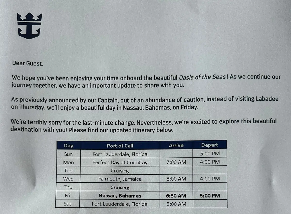 Cancellation letter