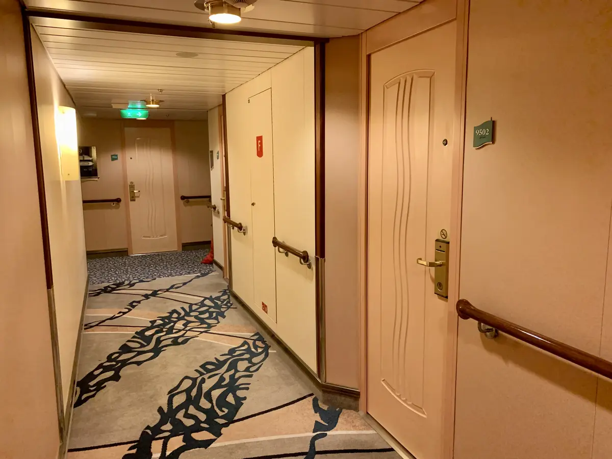 Hallway on Voyager of the Seas