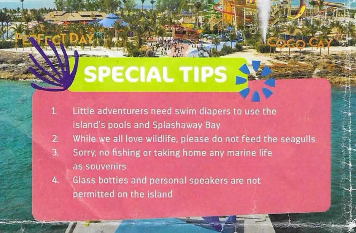 CocoCay rules