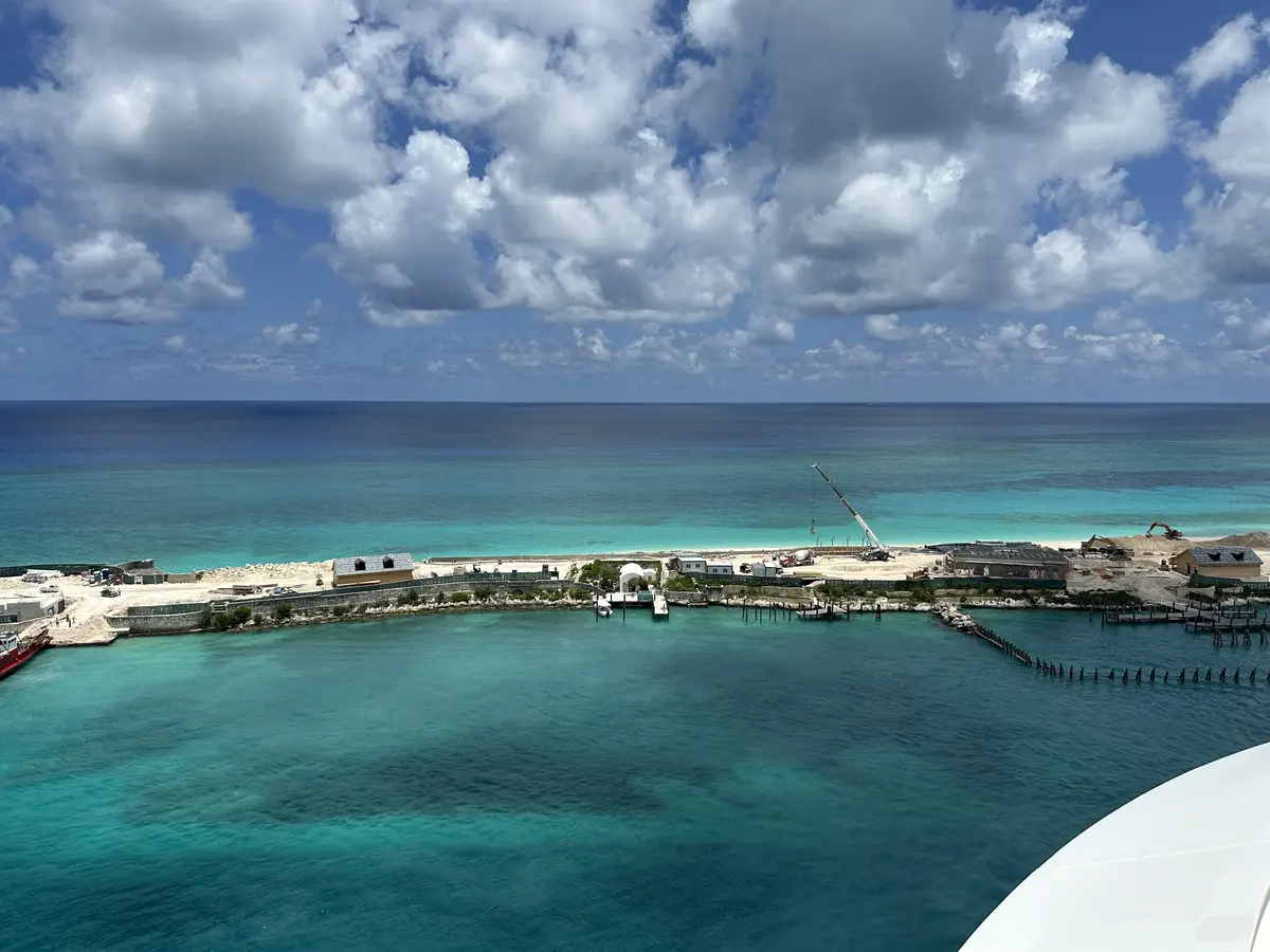 Beach club construction progress