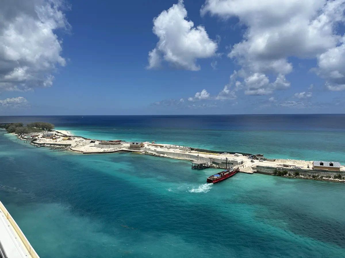 Beach club construction progress