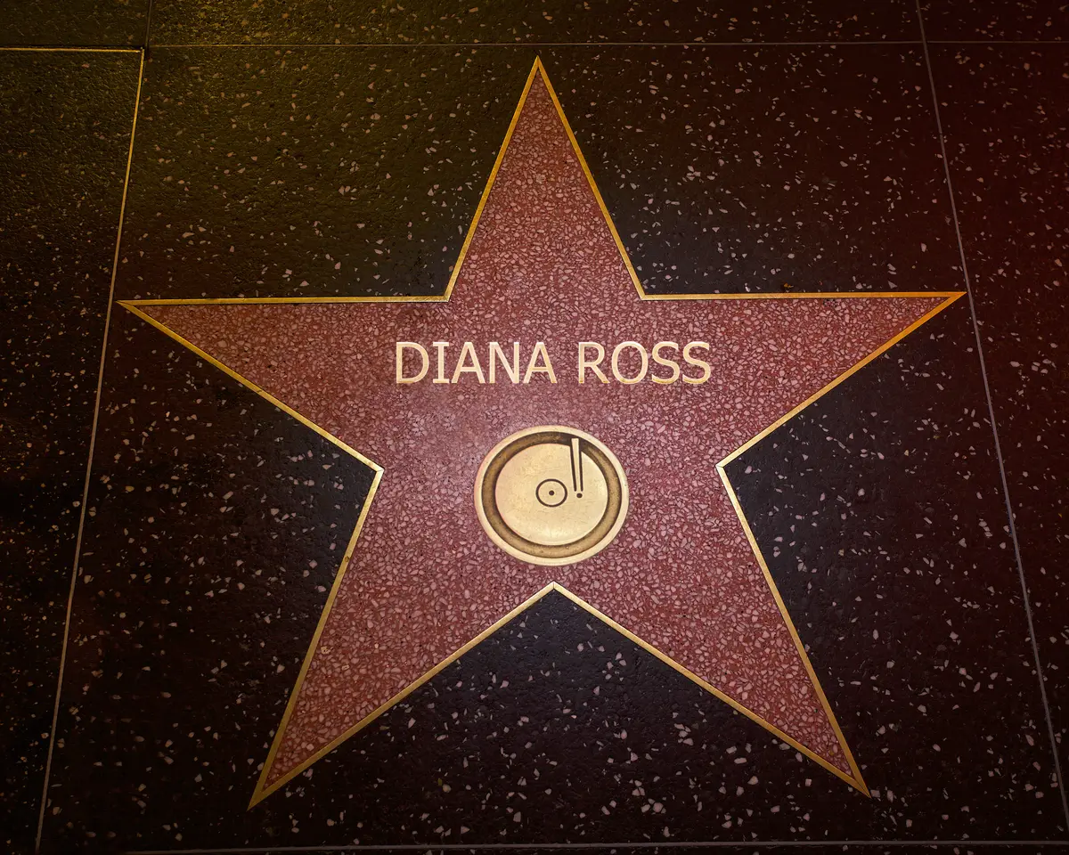 Hollywood Walk of Fame star for Diana Ross