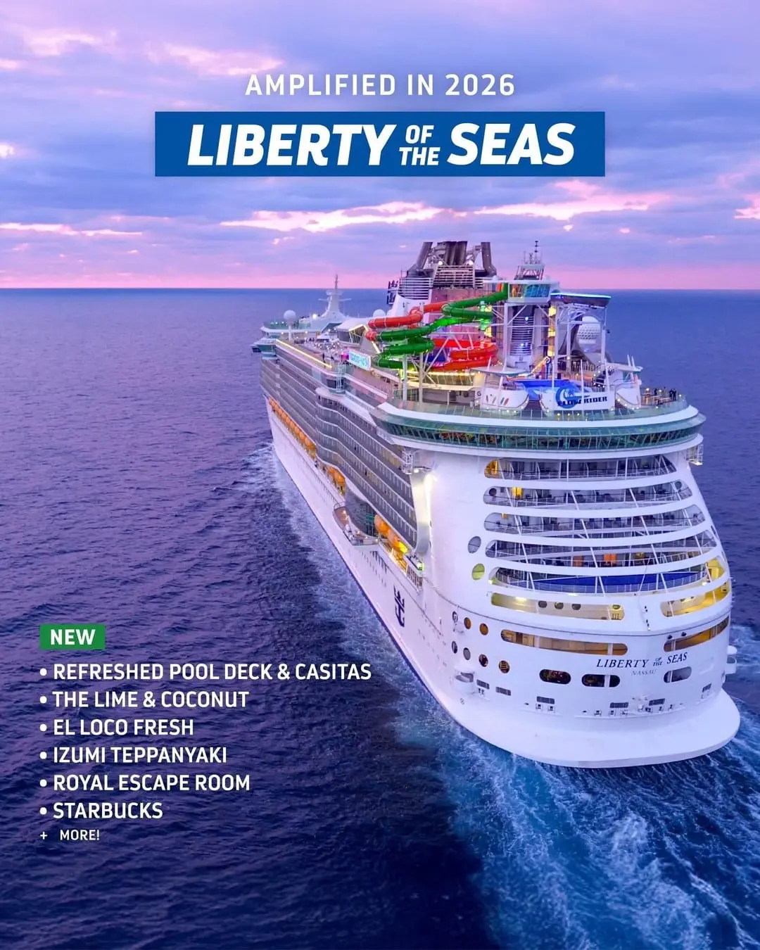 Liberty of the Seas changes coming in 2026