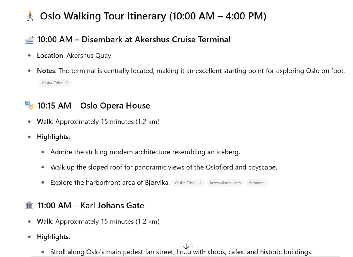 AI generated tour