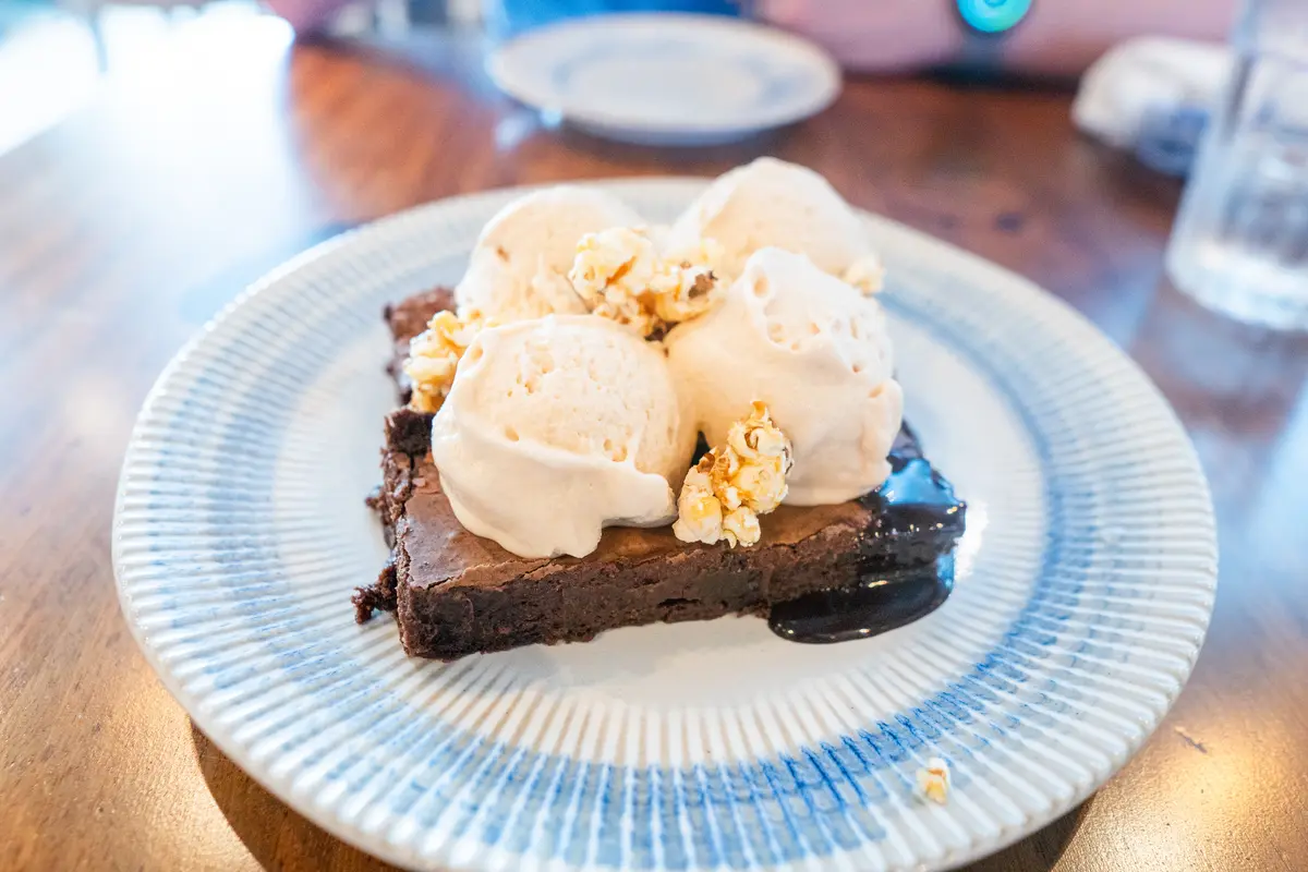 brownie at Jamie's Italian