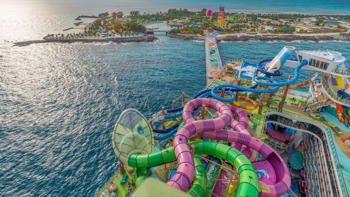 Water slides on Icon of the Seas