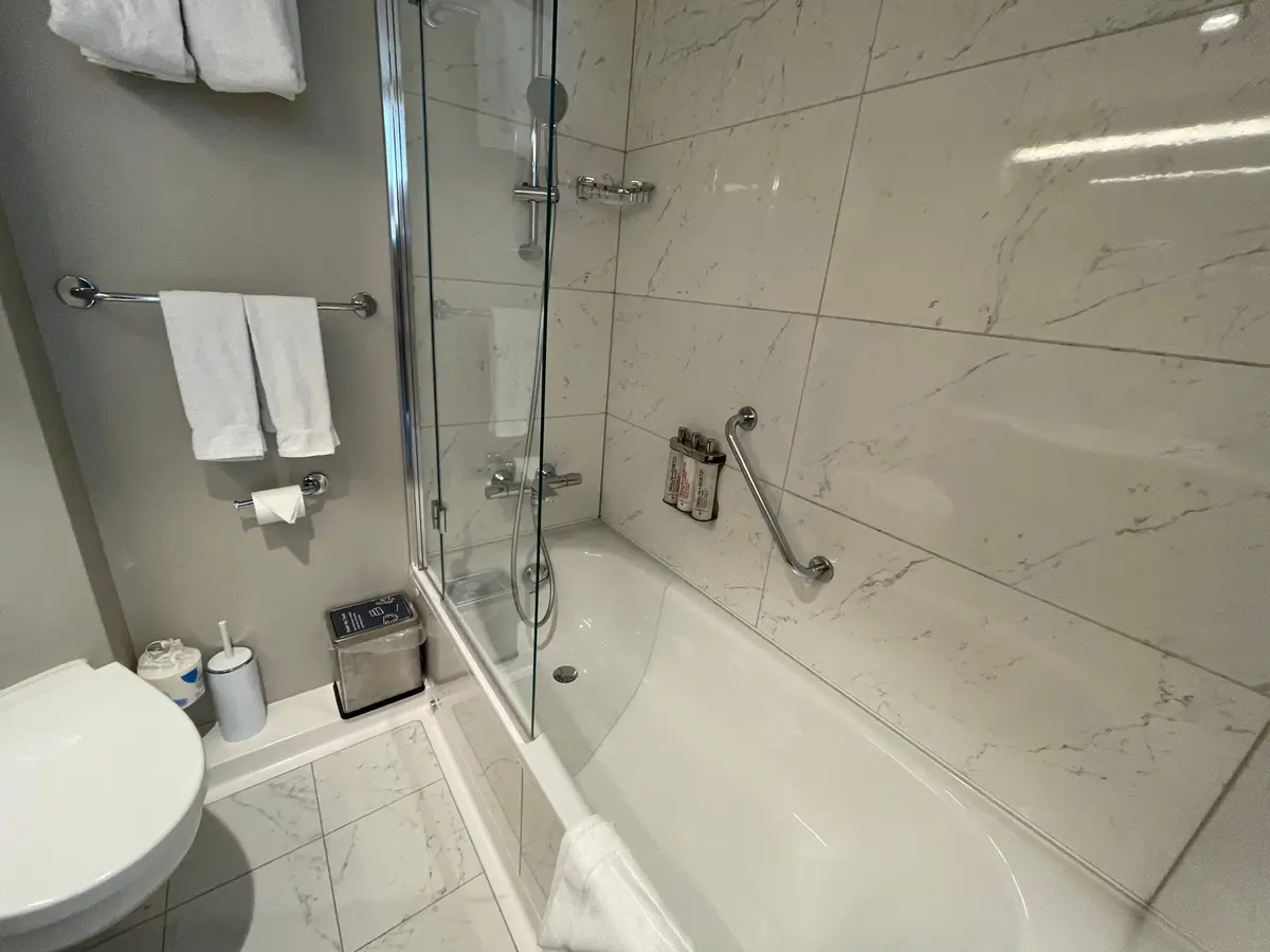 Shower in aquatheater suite