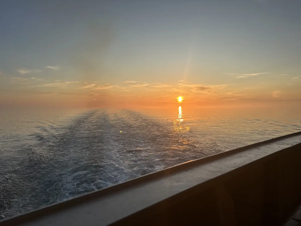 Sunset on North Sea