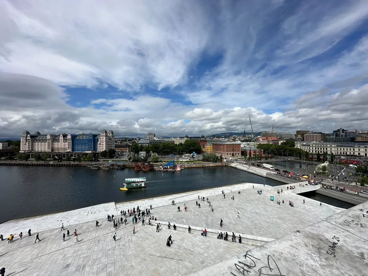 View from Oslo opera house